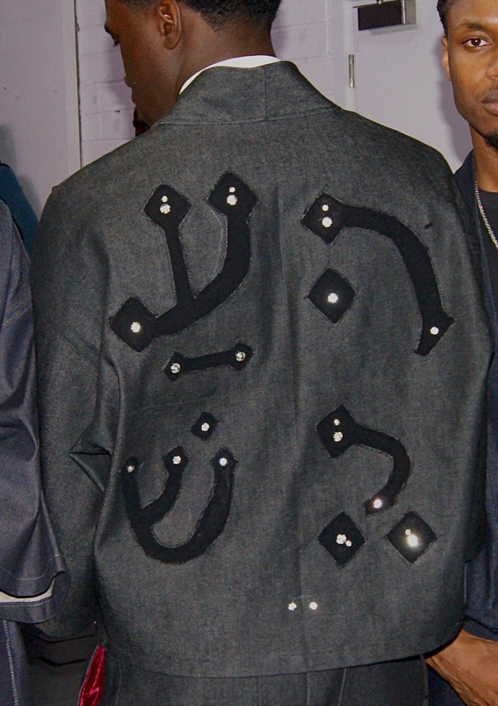 Embellished Denim Kimono - Penta