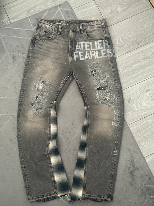 Custom Embellished Jeans - 1 of 1